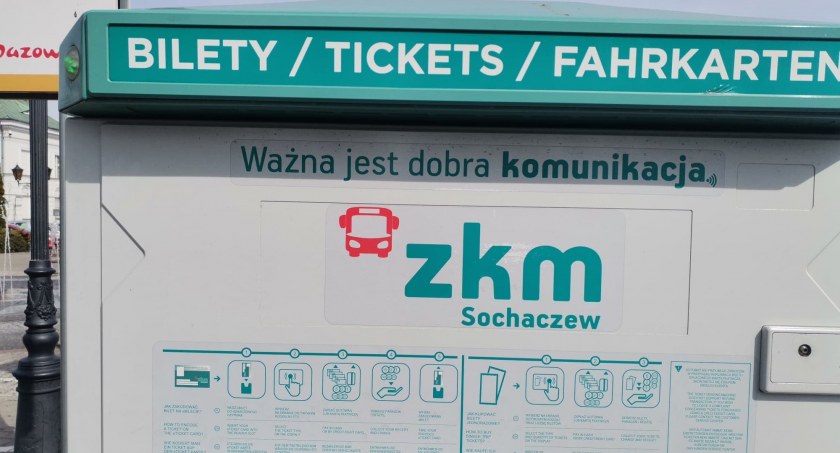 ZKM Sochaczew - czy będzie biletomat w Chodakowie?