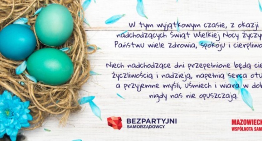 Życzenia od Mazowieckiej Wspólnoty Samorządowej i Bezpartyjnych Samorządowców