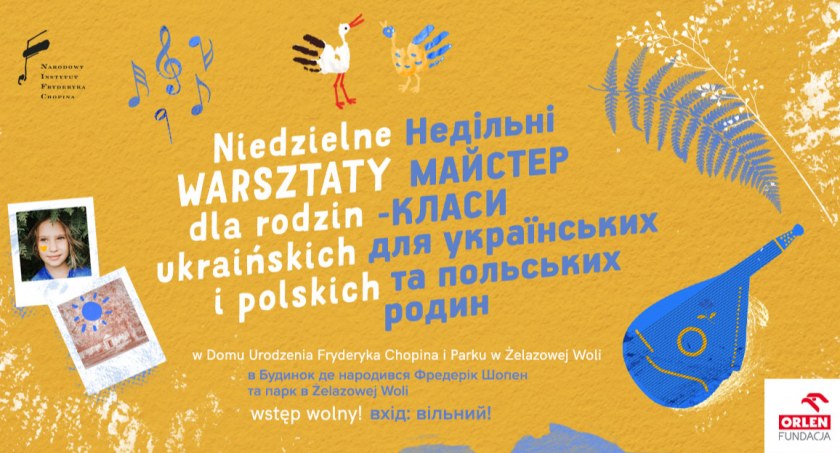 Niedzielne warsztaty dla rodzin ukraińskich i polskich w Żelazowej Woli