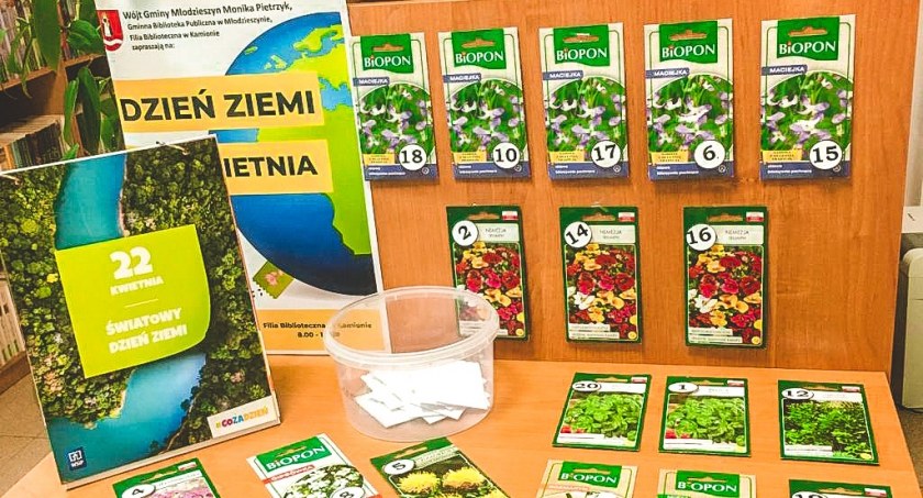 Młodzieszyn: Biblioteka świętuje Dzień Ziemi.