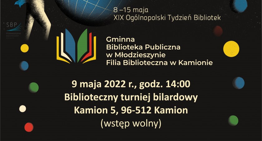 Biblioteczny Turniej Bilardowy w Kamionie