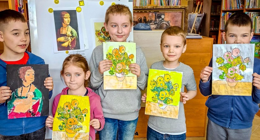 Światowe malarstwo w Młodzieszynie.