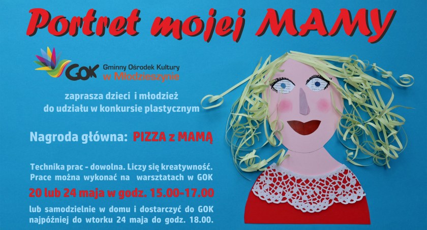 Konkurs plastyczny "Portret mojej MAMY"
