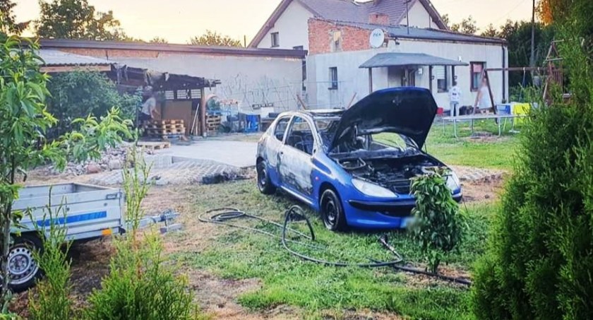 Sochaczew - pożar na Zamkowej