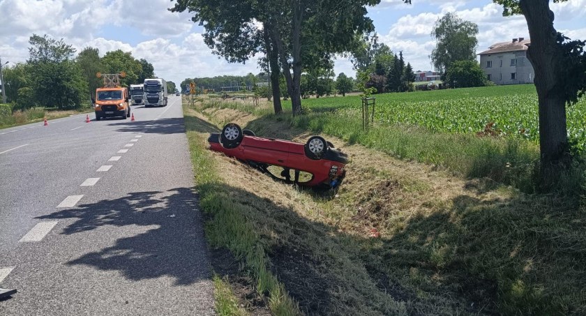 Wypadek w Lisicach - droga jest zablokowana [AKTUALIZACJA]