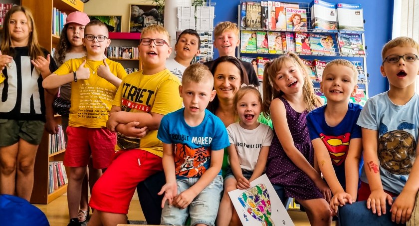 Młodzieszyn: Wakacje w bibliotece rozpoczęte :)