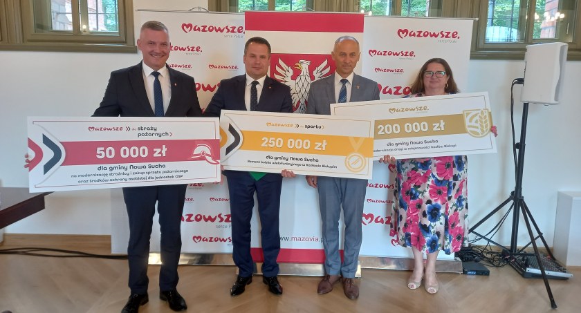 Dofinansowań dla Gminy Nowa Sucha z budżetu Mazowsza ciąg dalszy