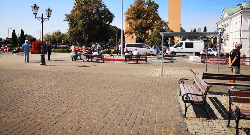 Plac Kościuszki - wodna atrakcja dla ochłody 