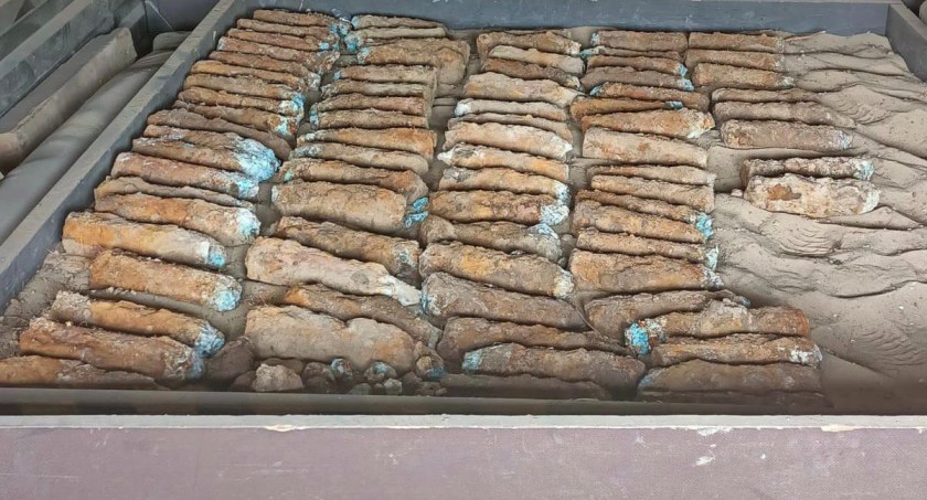 80 niewybuchów na polu w gminie Teresin