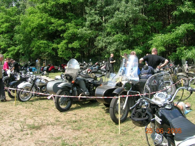Rajd starych motocykli