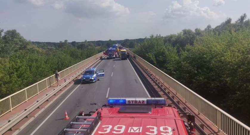 Wypadek w Kamionie, DK 50 zablokowana [AKTUALIZACJA]