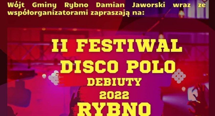 Gmina Rybno: Szczegóły dotyczące Koncertu Debiutów Disco Polo podczas III Festynu Odpustowego św. Bartłomieja Apostoła - Wielkiego Wydarzenia Muzycznego