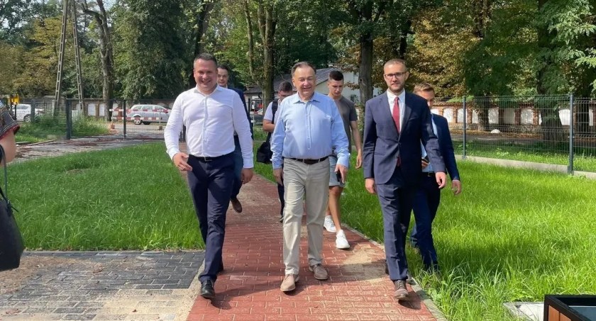Wizyta Marszałka Województwa Mazowieckiego w Gminie Rybno