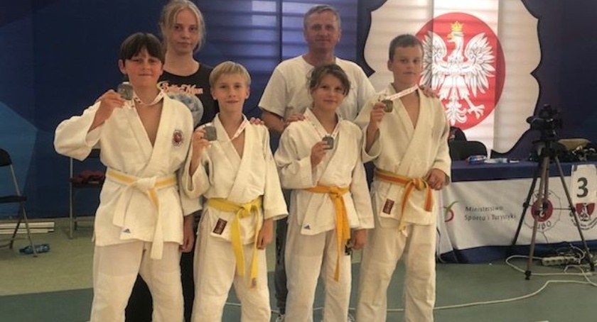 Cztery finałowe walki zawodników Sochaczewskiej" Siódemki" podczas Turnieju Orkan Judo Cup 8