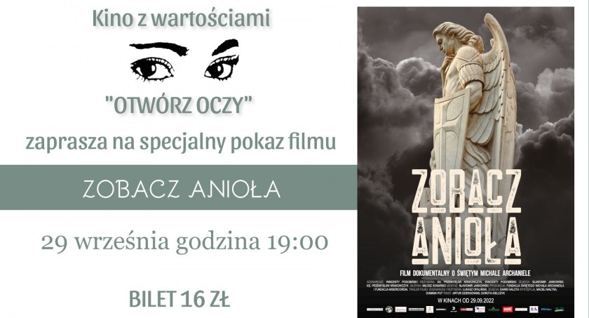 ZOBACZ ANIOŁA - Kino z wartościami "Otwórz oczy"