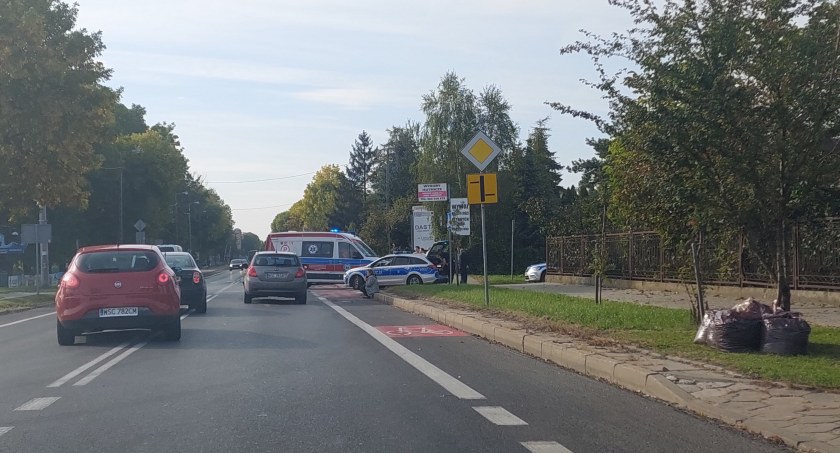 Wypadek na Warszawskiej - są utrudnienia w ruchu