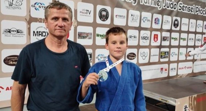 Oskar Woźniak srebrnym medalistą międzynarodowego turnieju judo w Płocku