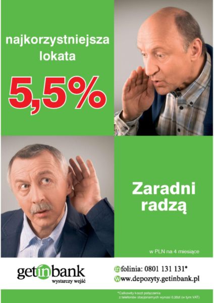 Promocyjna lokata terminowa w GETIN Banku