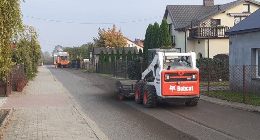 Remont drogi relacji Młodzieszyn-Nowe Mistrzewice