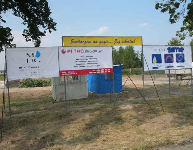 Gazowy plac budowy