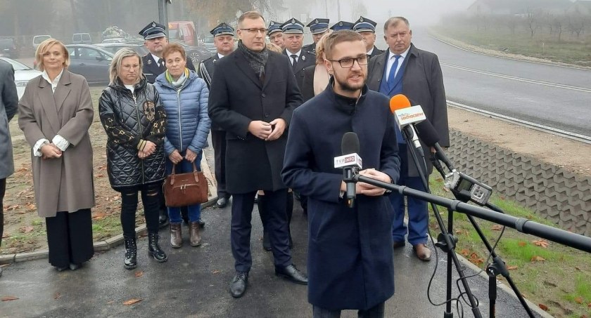 Gmina Rybno: Droga Rybno - Żdżarów została uroczyście oddana do użytku