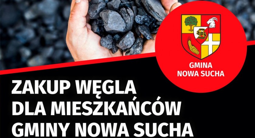 Gmina Nowa Sucha: rusza przyjmowanie wniosków na zakup węgla