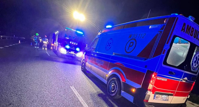 Pieszy potrącony przez ciężarówkę - o krok od tragedii 