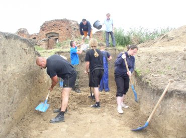 Archeolodzy na zamku