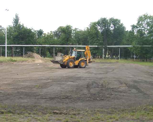Robią nam boisko na terenie KS Bzura