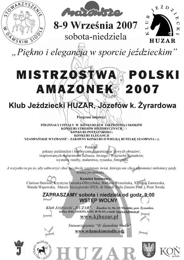 Mistrzostwa Polski Amazonek 2007