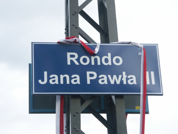 Uroczyste otwarcie ronda w Chodakowie