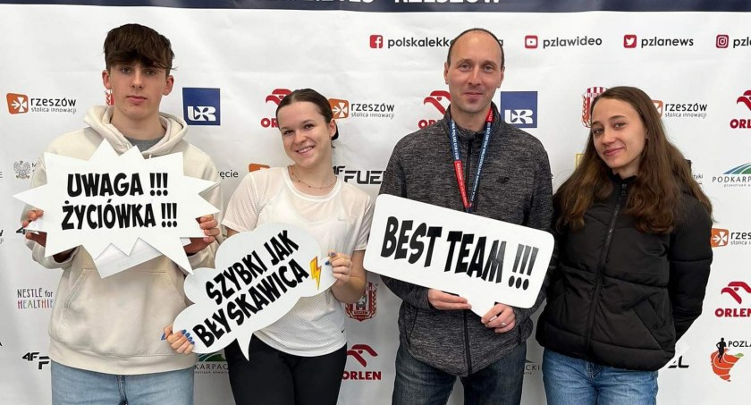 Aktywni Sochaczew na Halowych Mistrzostwach Polski Juniorów w lekkiej atletyce w Rzeszowie