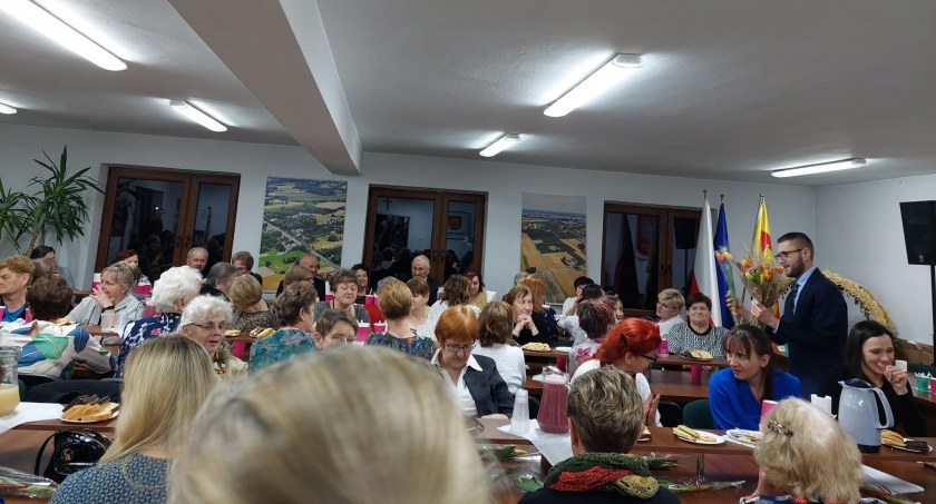 Dzień Kobiet w gminie Rybno, była miła i radosna atmosfera