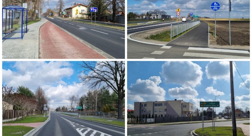 Droga Leszno-Błonie po remoncie przejezdna dla kierowców