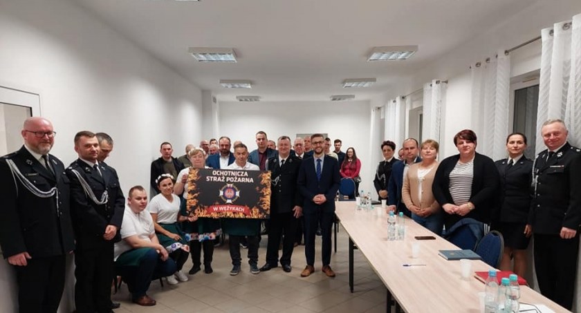 Gmina Rybno: Walne Zebranie Sprawozdawcze Ochotniczej Straży Pożarnej w Wężykach