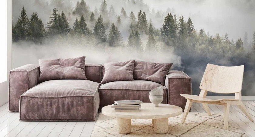 Najmodniejsze tapety do salonu - trendy 2023