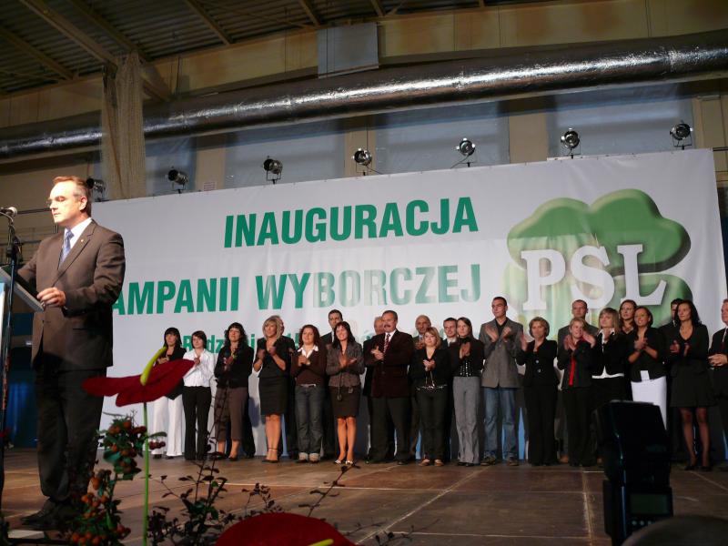Inauguracja ogólnopolskiej kampanii wyborczej PSL. 
