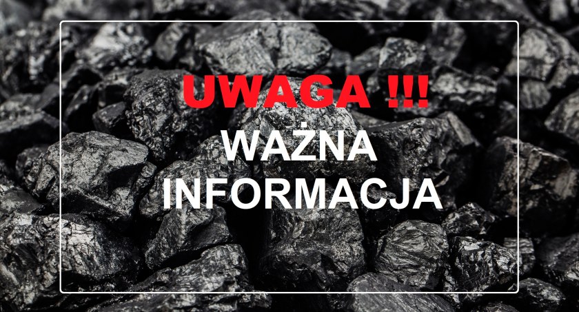 Młodzieszyn: sprzedaż preferencyjna opału, ważne informacje