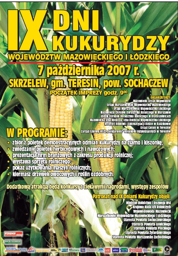 IX Dni Kukurydzy województw Mazowieckiego i Łódzkiego