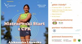 Mistrzyni Europy w maratonie Aleksandra Lisowska ambasadorką  „Mistrzowskiego Startu z CPK”