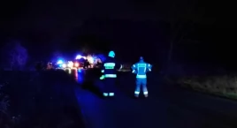 Wybuch w Konarach - jeden mężczyzna zginął, drugi trafił do szpitala [WIDEO]