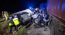 Wypadek w Młodzieszynie [FOTO]
