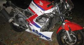 Pirat drogowy na motocyklu