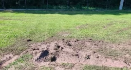 Wandale zniszczyli  boisko w Wólce Smolanej