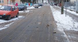 Akcja odśnieżania w mieście
