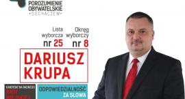 Dariusz Krupa - kandydat do Rady Miejskiej - okręg nr 8, lista nr 25