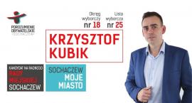 Krzysztof Kubik - kandydat do Rady Miejskiej - okręg nr 18, lista 25