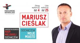 Mariusz Cieślak - kandydat do Rady Miejskiej - okręg nr 4 - lista 25