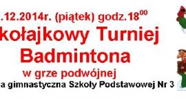 Badminton z Mikołajem 5.12.2014r. (piątek)