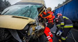 Wypadek drogowy w Kamionie